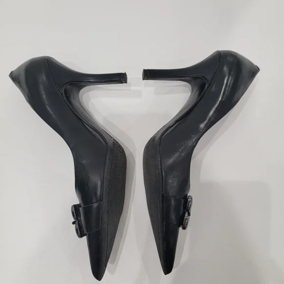 Nine West Black Women's Heels Size 8.5 - Picture 3 of 10